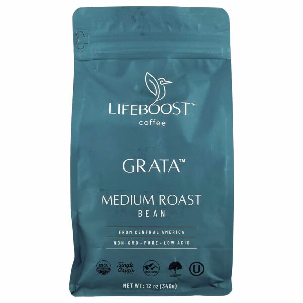 Lifeboost Coffee Grata Medium Roast  340g