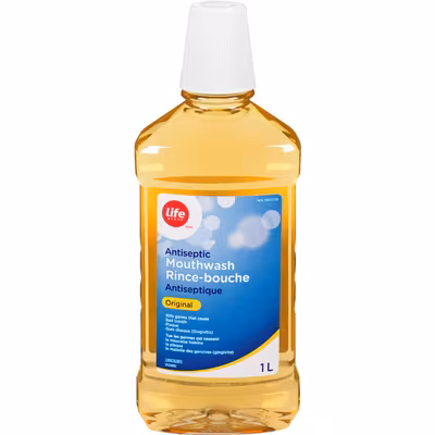 Life Brand Advanced Whitening Antiseptic Mouthwash 1L