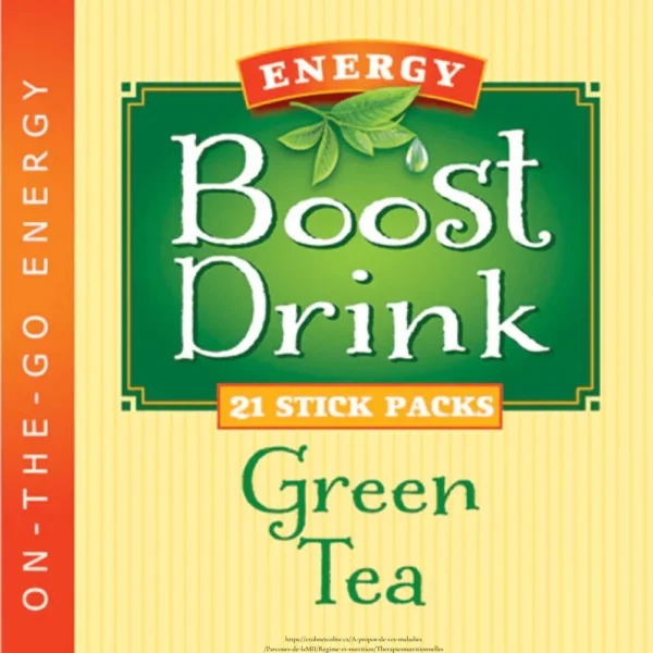 ProteinWise – Green Tea Energy Boost Drinks – 21 Stick Packs (Net Wt. 63g)