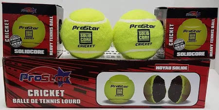 Pro-Star Heavy Cricket Tennis Ball (12 Pack)