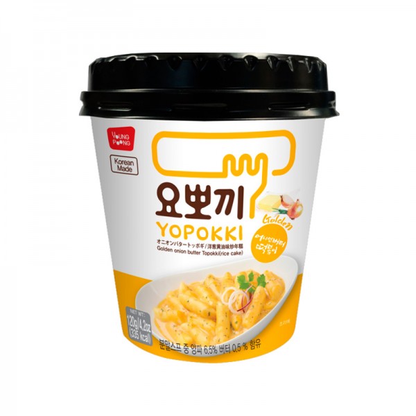 Yopokki Golden Onion Butter Tteok-bokki Cup 120g