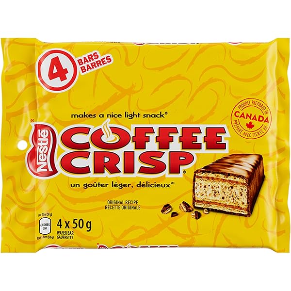 Nestlé Coffee Crisp Wafer Bars Multipack (4x50g)